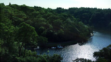 背景 フリー素材 商用可 写真 石川 百楽荘 MMD 自然 湖 湾